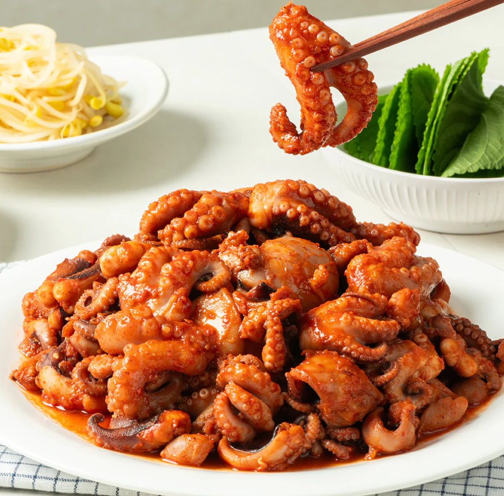 Spicy baby octopus 500g 쭈꾸미볶음 日本のお客様にも人気！_0