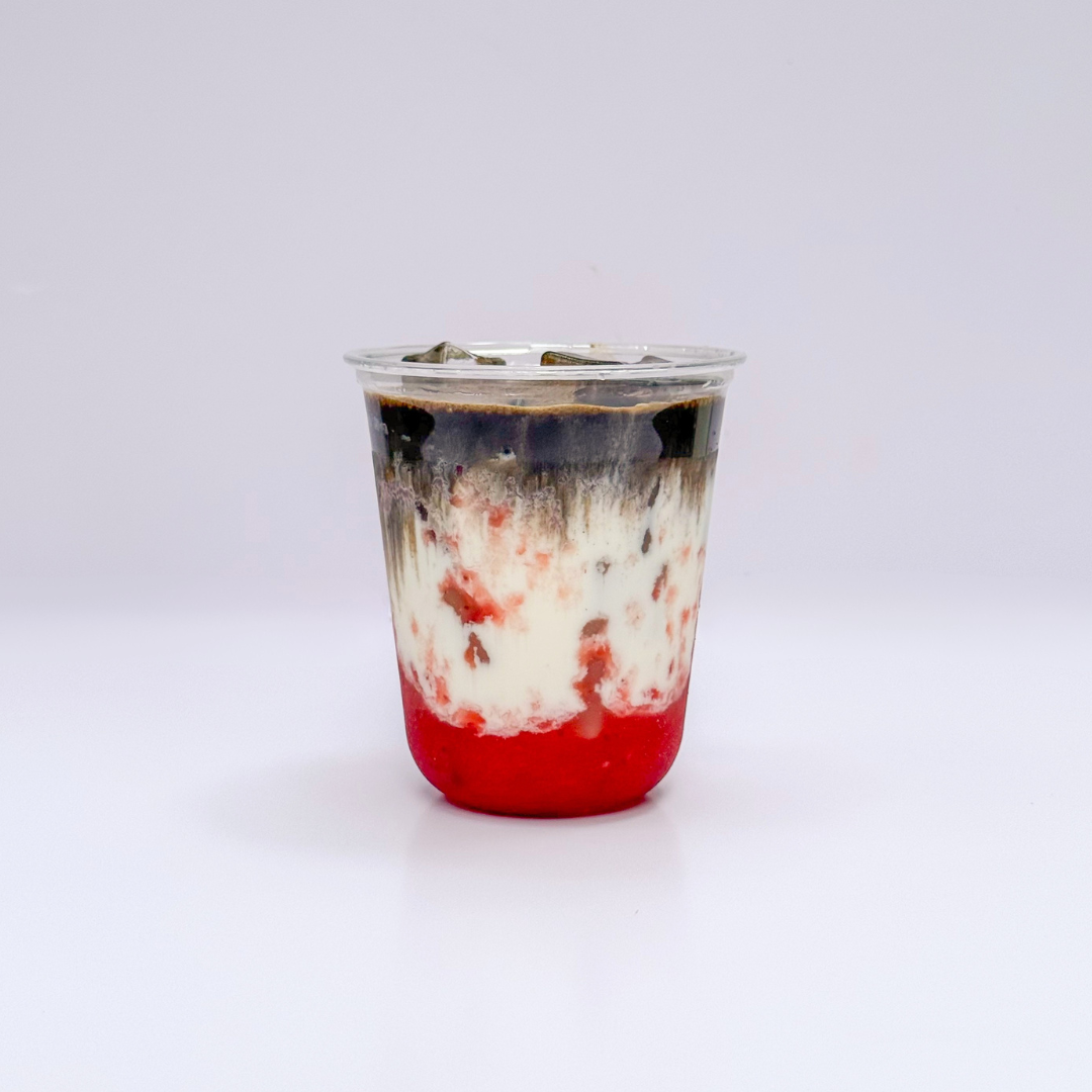 Iced Strawberry Hojicha