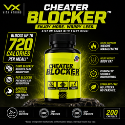 VITAXTRONG™ Cheater Blocker | Carbs & Fat Blocker • Weight Loss & Weight Management • Cheat Meals & Festive Eating Support  [VX]