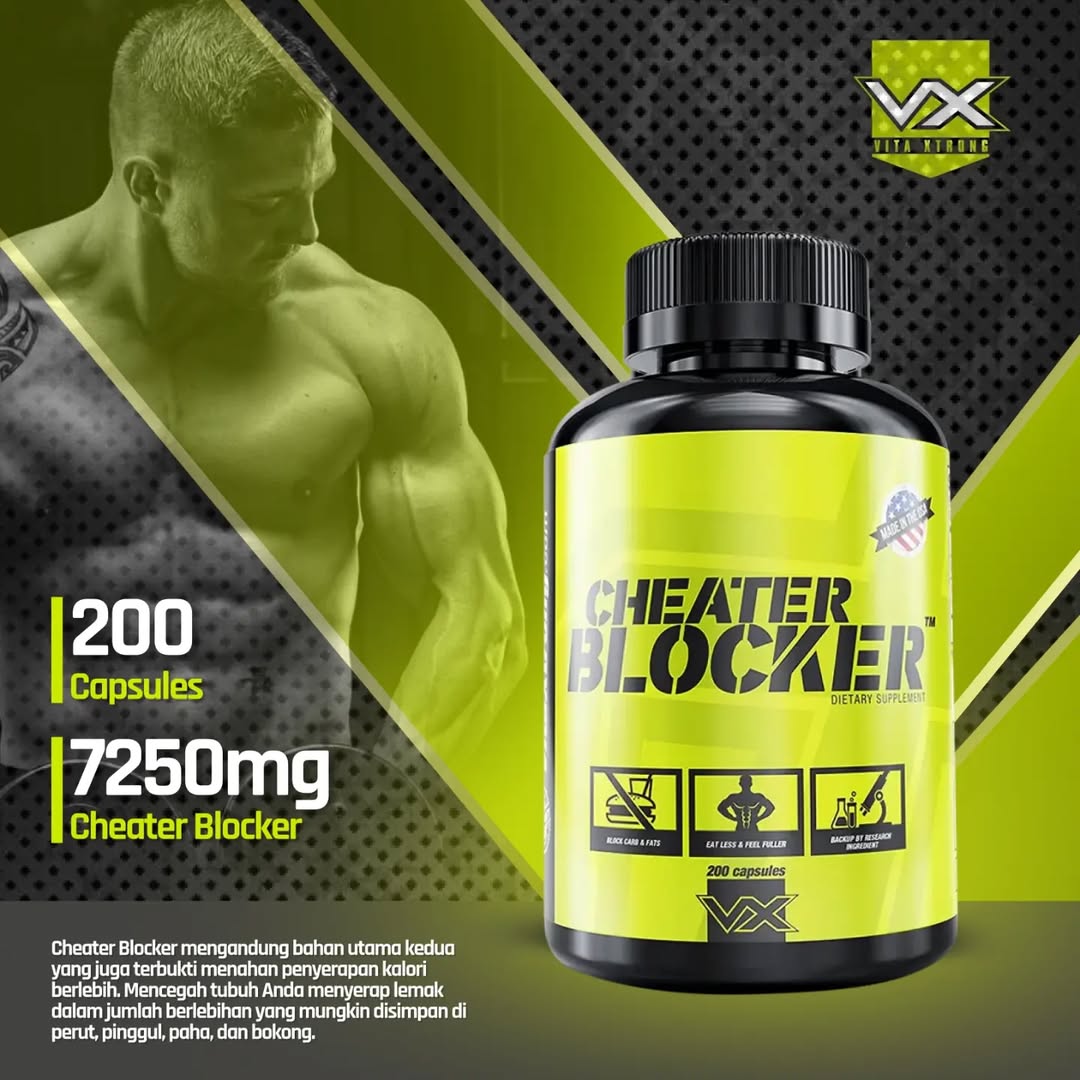 VITAXTRONG™ Cheater Blocker | Carbs & Fat Blocker • Weight Loss & Weight Management • Cheat Meals & Festive Eating Support  [VX]_8
