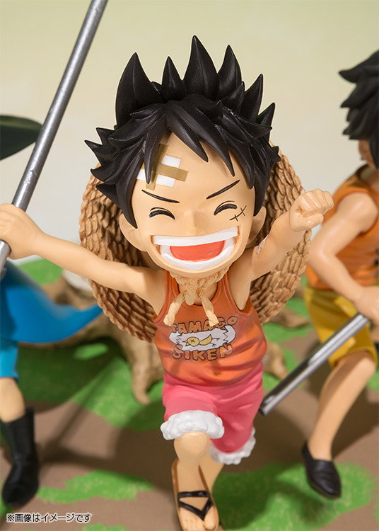 (Japan Version) Figuarts Zero - Monkey D. Luffy Portgas D. Ace  Sabo "ONE PIECE"_6