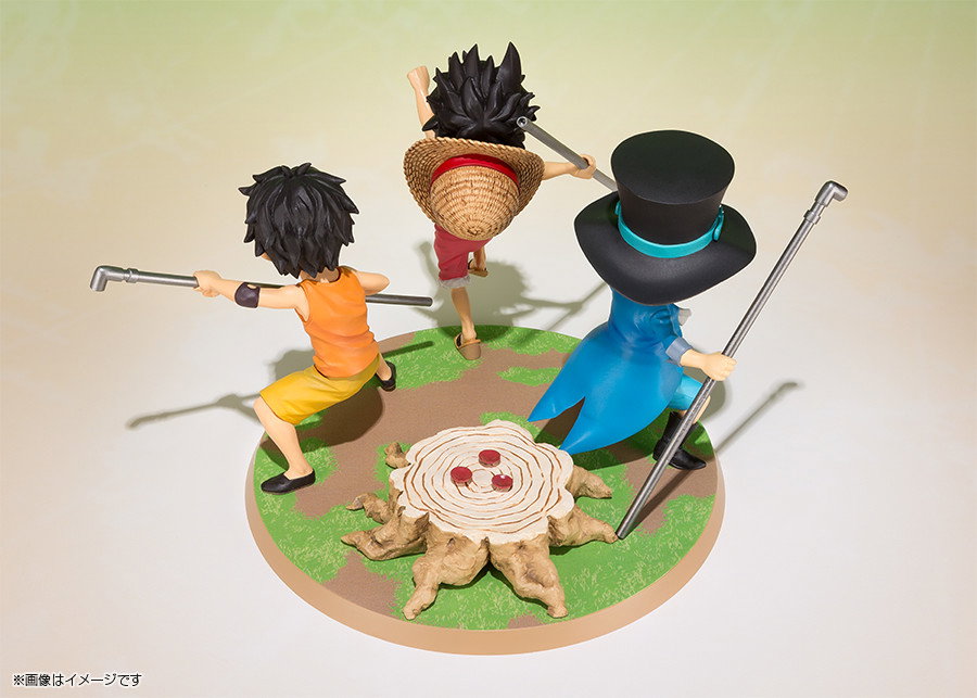 (Japan Version) Figuarts Zero - Monkey D. Luffy Portgas D. Ace  Sabo "ONE PIECE"_2