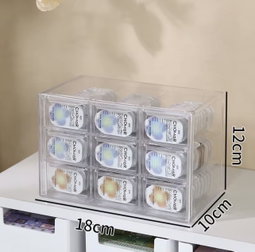 9 Drawer Acrylic Organizer