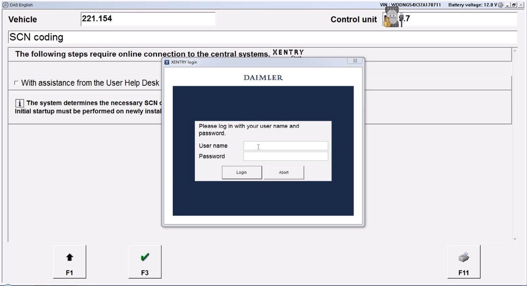 Online SCN Coding Login Service for MB SD Connect/C6/C4/C5 Benz Diagnostic Tool with One Time