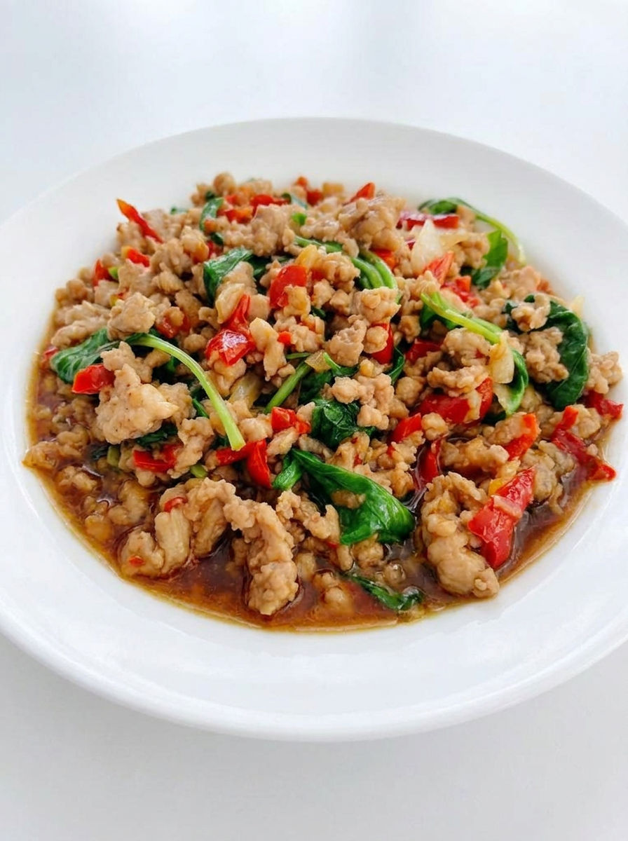Thai Basil Minced Pork