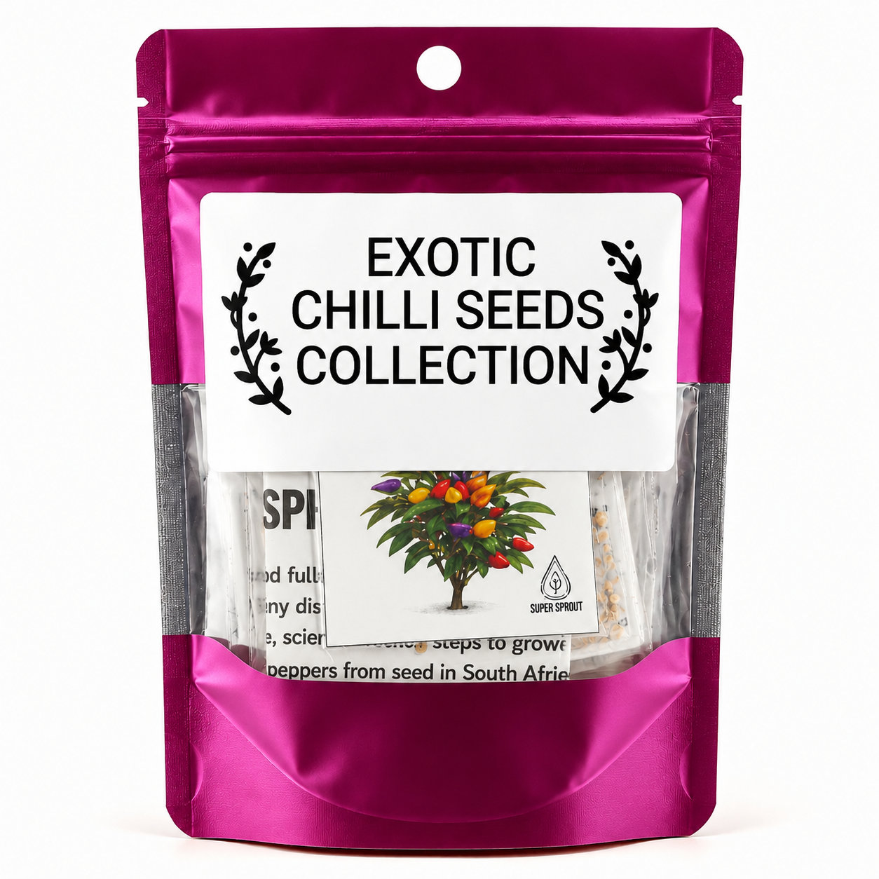 Exotic Chilli Seed Collection  x 5 packs 10 seeds per pack_1