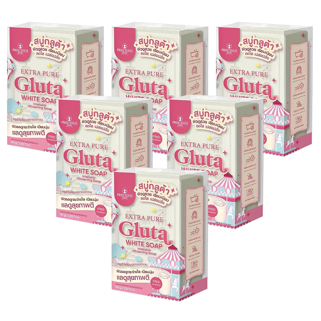 Precious Skin - Extra Pure Gluta Soap 80g (Pack of 6) | Wholesale Bath & Body Care Singapore