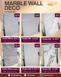 marble wallpaper deco (one each)