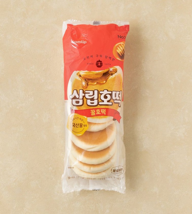 Korea Hotteok (Sweet Bun) 삼립호떡 ホットク_1