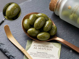 Almendra con matcha 