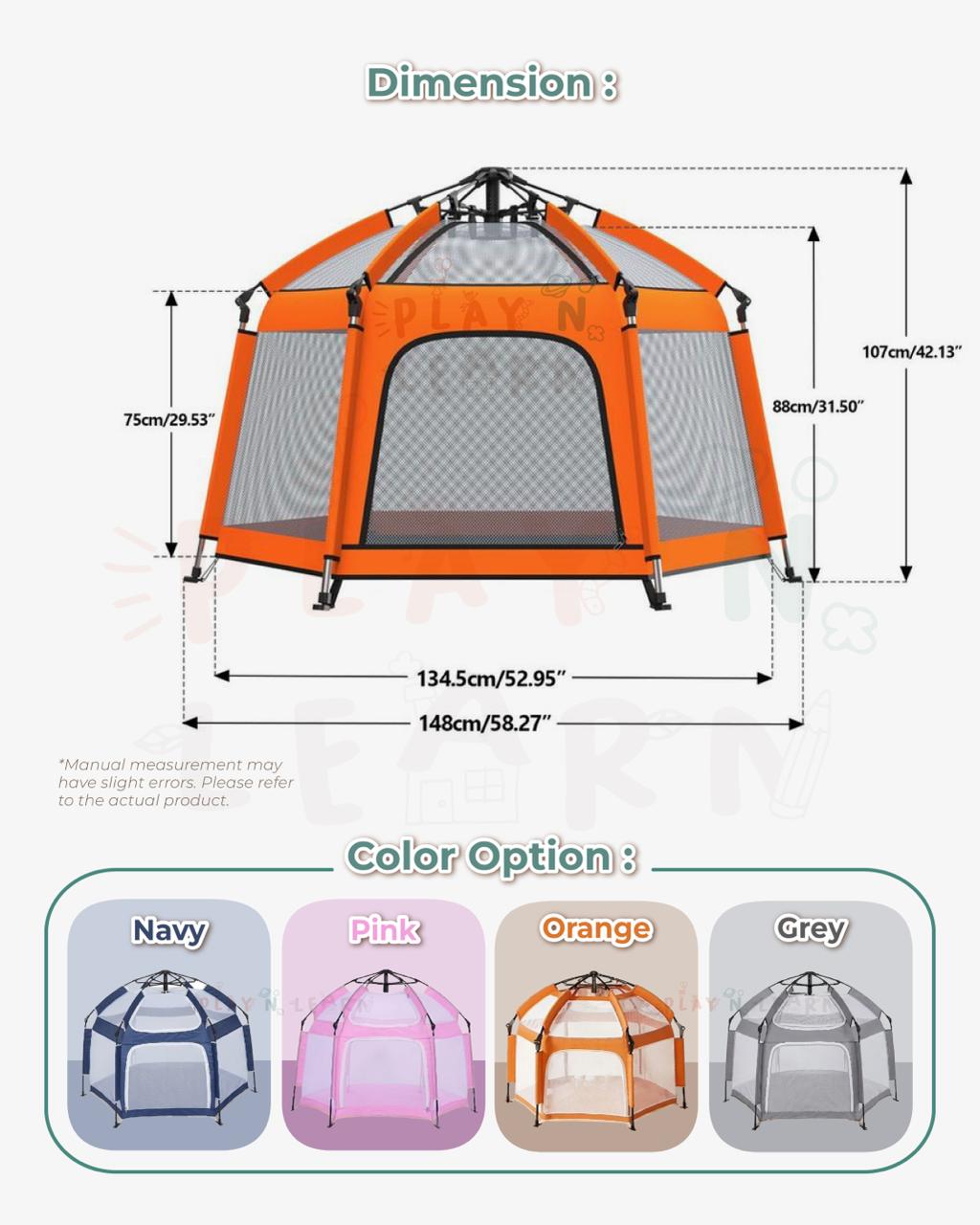 PORTABLE HEXAGONAL PLAY FENCE_1