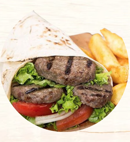 Meatballs wrap