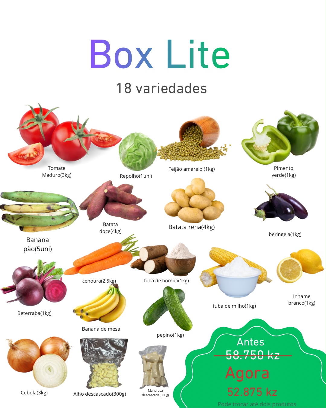 Box Lite 18 variedades
