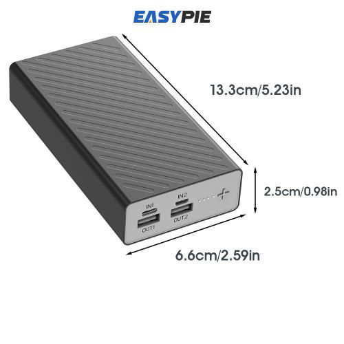 20000mAh Ultra Slim Power Bank Fast Charging & Dual USB Ports Portable Charger for Mobile Phone_1