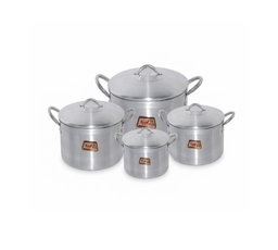 Tower Aluminum Trim Pot Set - 4 Piece (tower Trim)16,18,20,22cm