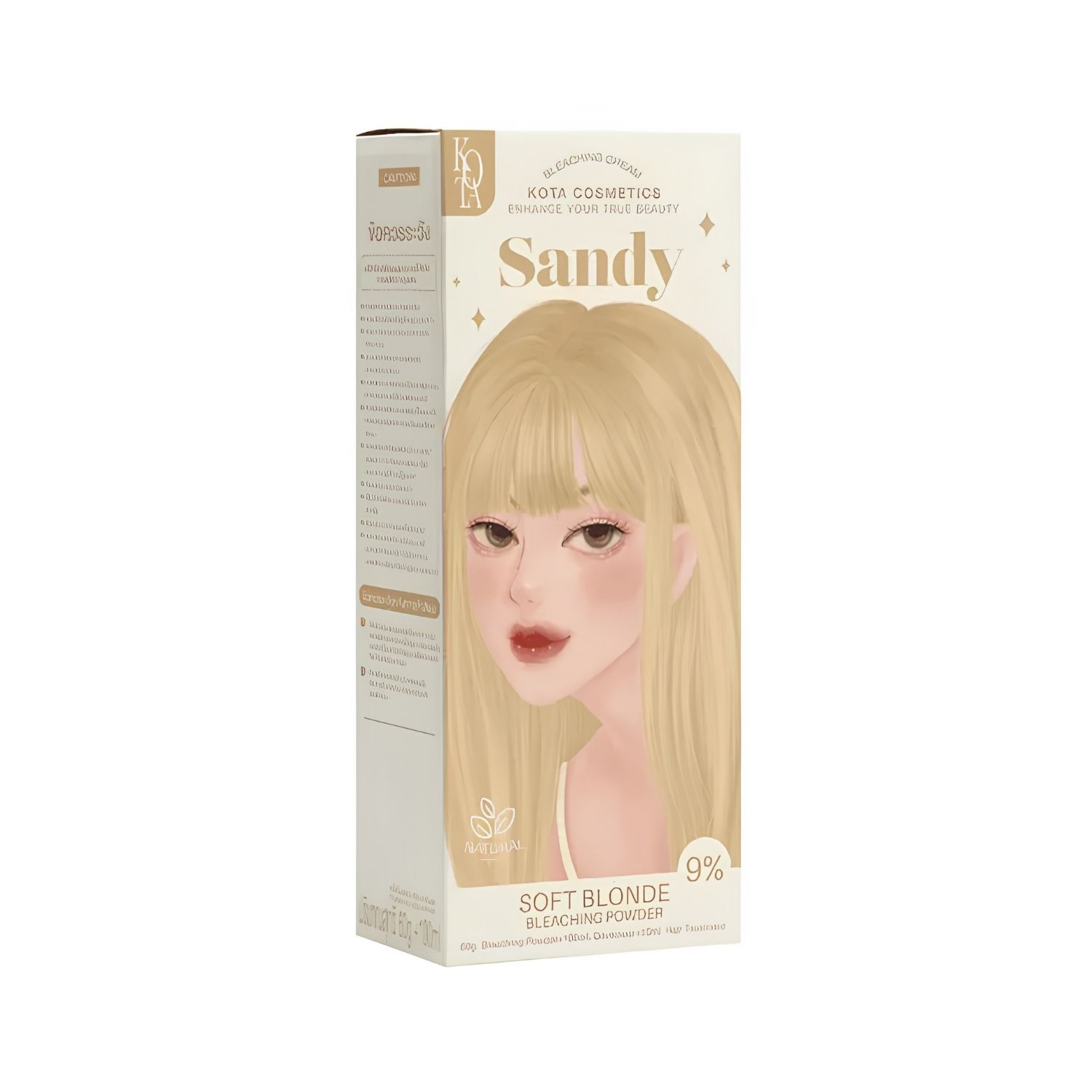 Kota - Hair Dye Permanent Colorant (200ml) - Sandy (Soft Blonde) | Wholesale Hair Dye Singapore_0
