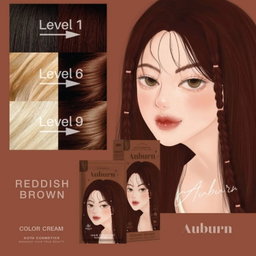 Kota - Hair Dye Permanent Colorant (200ml) - Auburn (Reddish Brown) | Wholesale Hair Dye Singapore