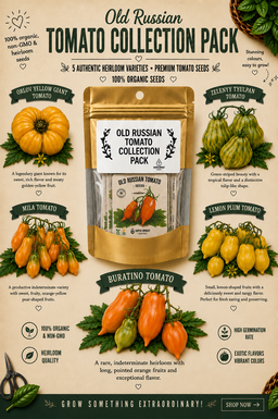 Russian heirloom tomatoes collection x 5 packs