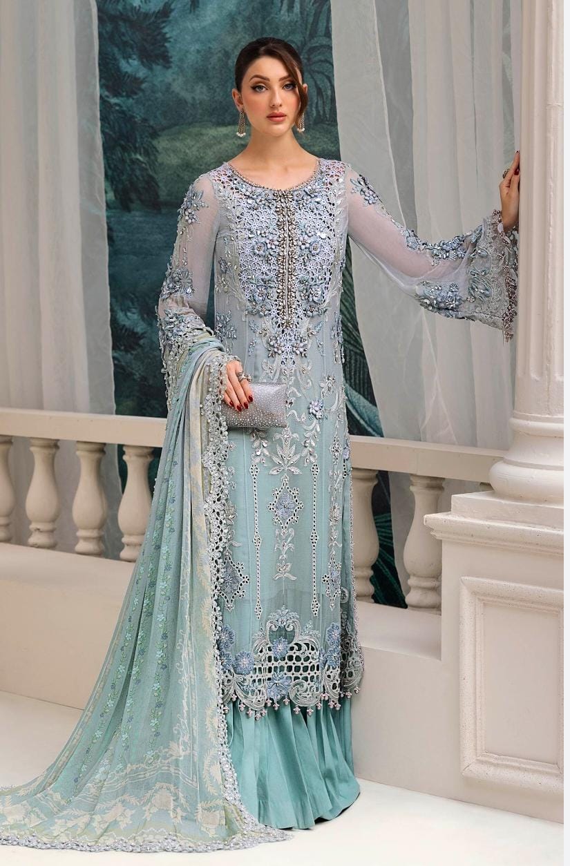 Beautiful Grey Color Fancy Dress