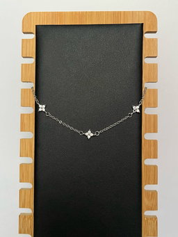 Silver Crystal Necklace
