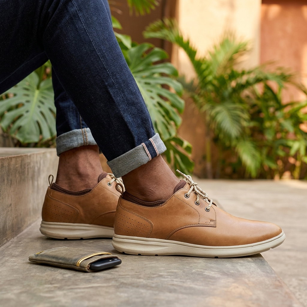 Rockport Leather Sneakers US12(EU 46)_0