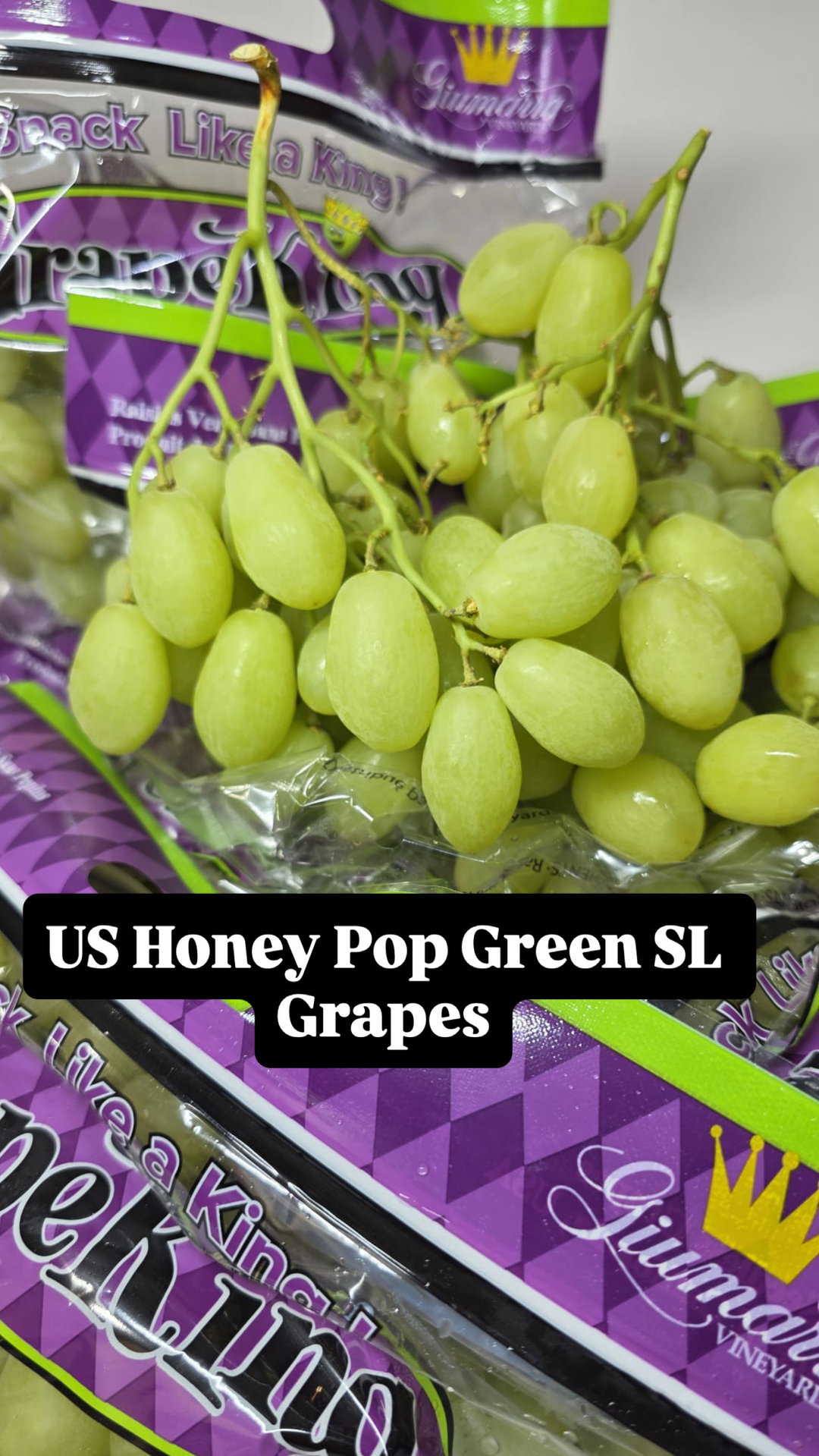 US HONEY POP GREEN SL GRAPES