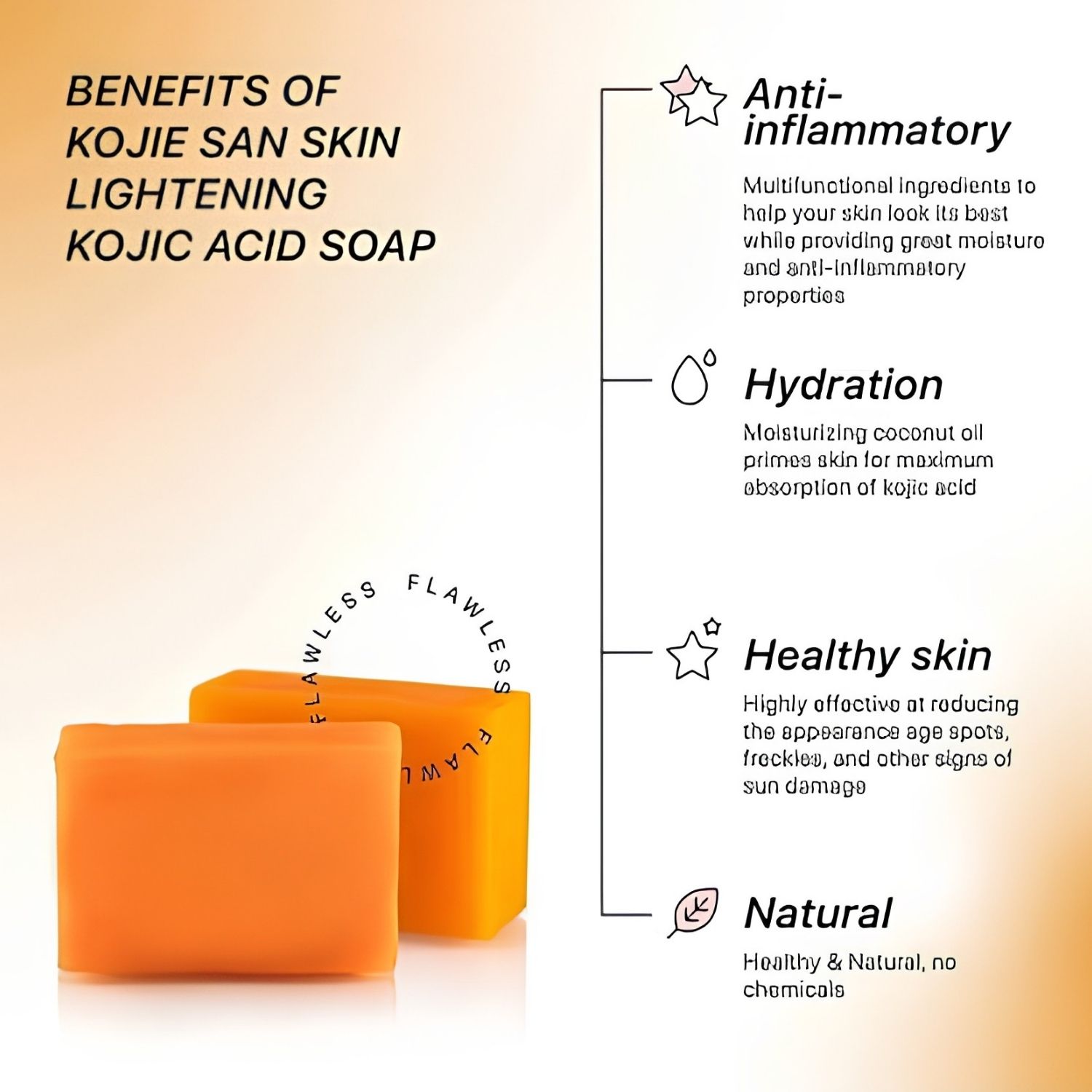 Kojie San - Classic Skin Lightening Soap 3 x 65g | Wholesale Bath & Body Care Singapore_2
