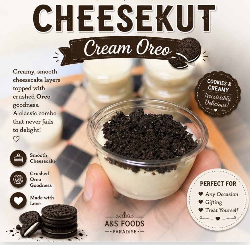 Cheesekut Mini 2oz - Cream Oreo