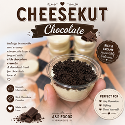 Cheesekut Mini 2oz -Chocolate 