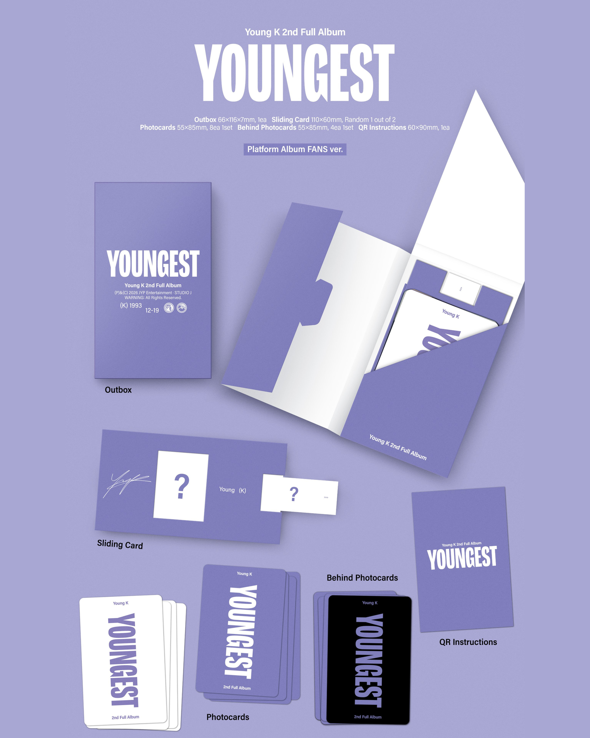 YOUNG K 2nd Full Album YOUNGEST_4