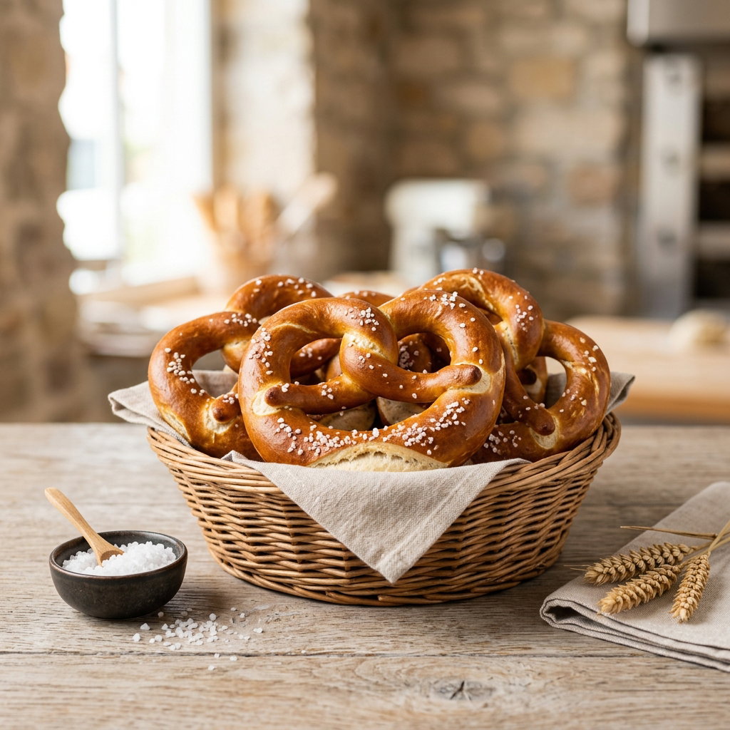 Natur Salz Brezel
