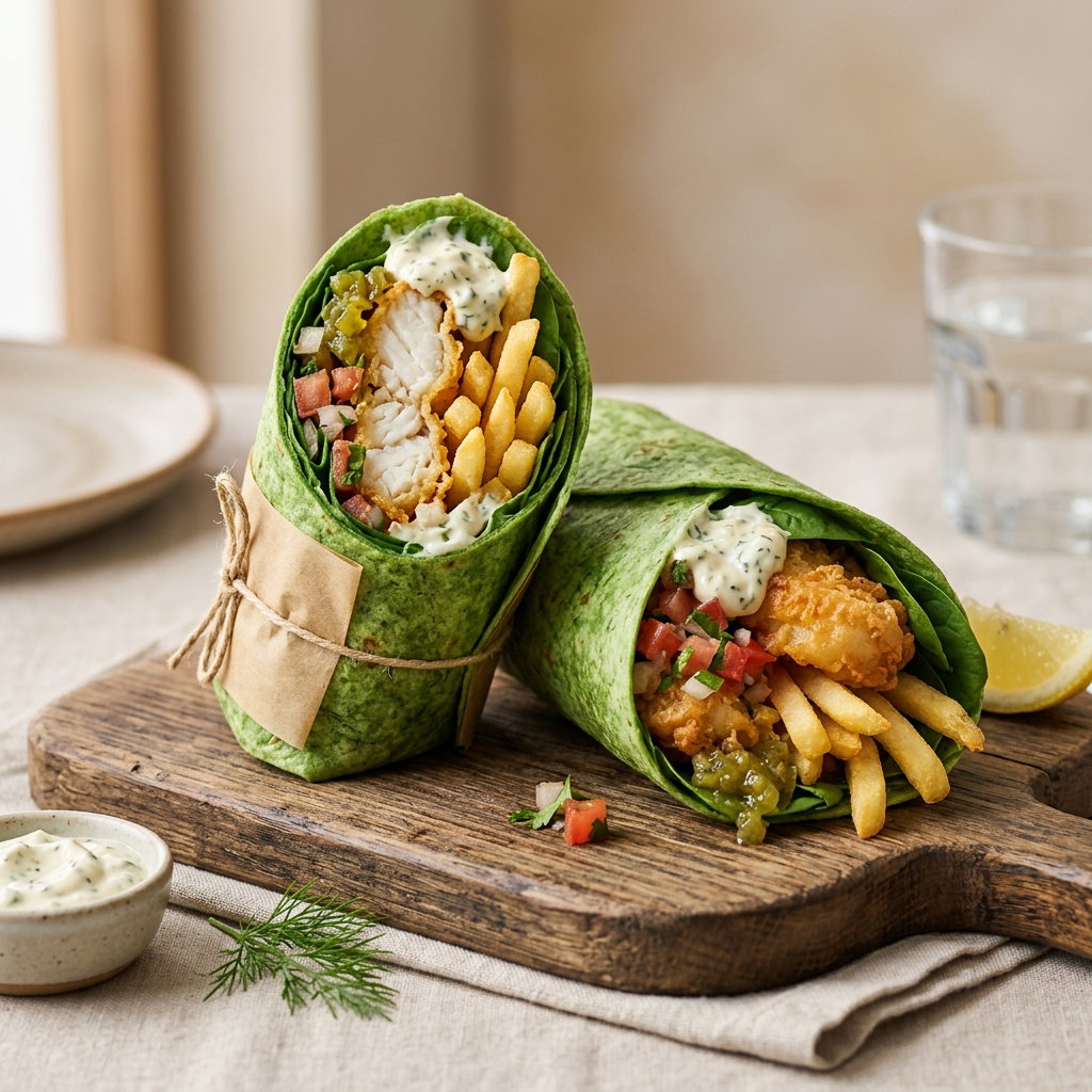 Fish & Chips Wrap