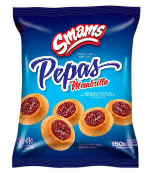 PEPAS MEMBRILLO SIN GLUTEN 