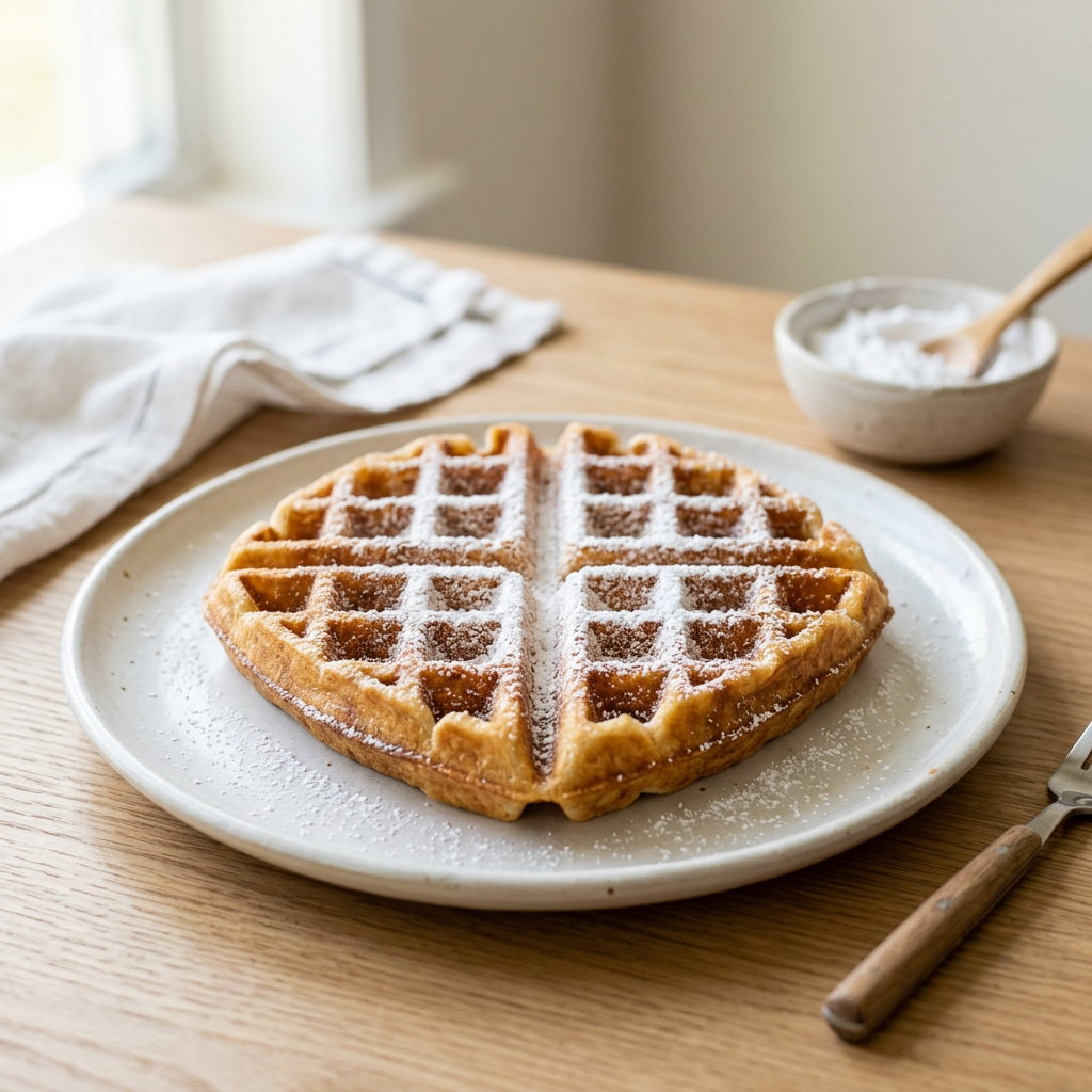 Waffles With Powder Sugar_0
