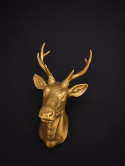 Door Stop Animal Bust Elk