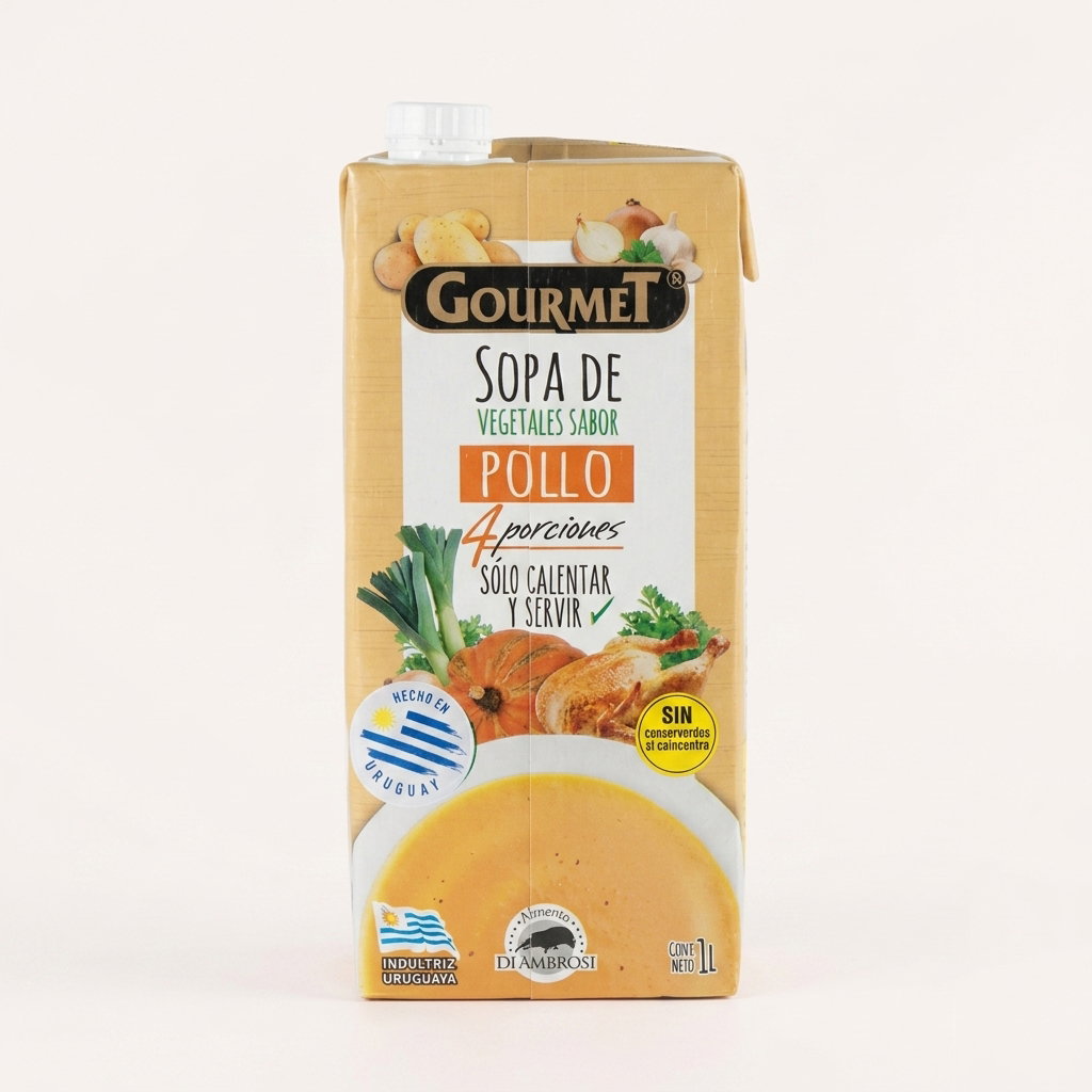 SOPA GOURMET POLLO 1LT
