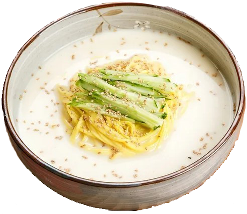 직접갈은콩국수 Cold soybean noodle