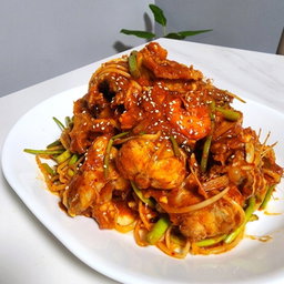 아귀찜 Spicy braised monkfish