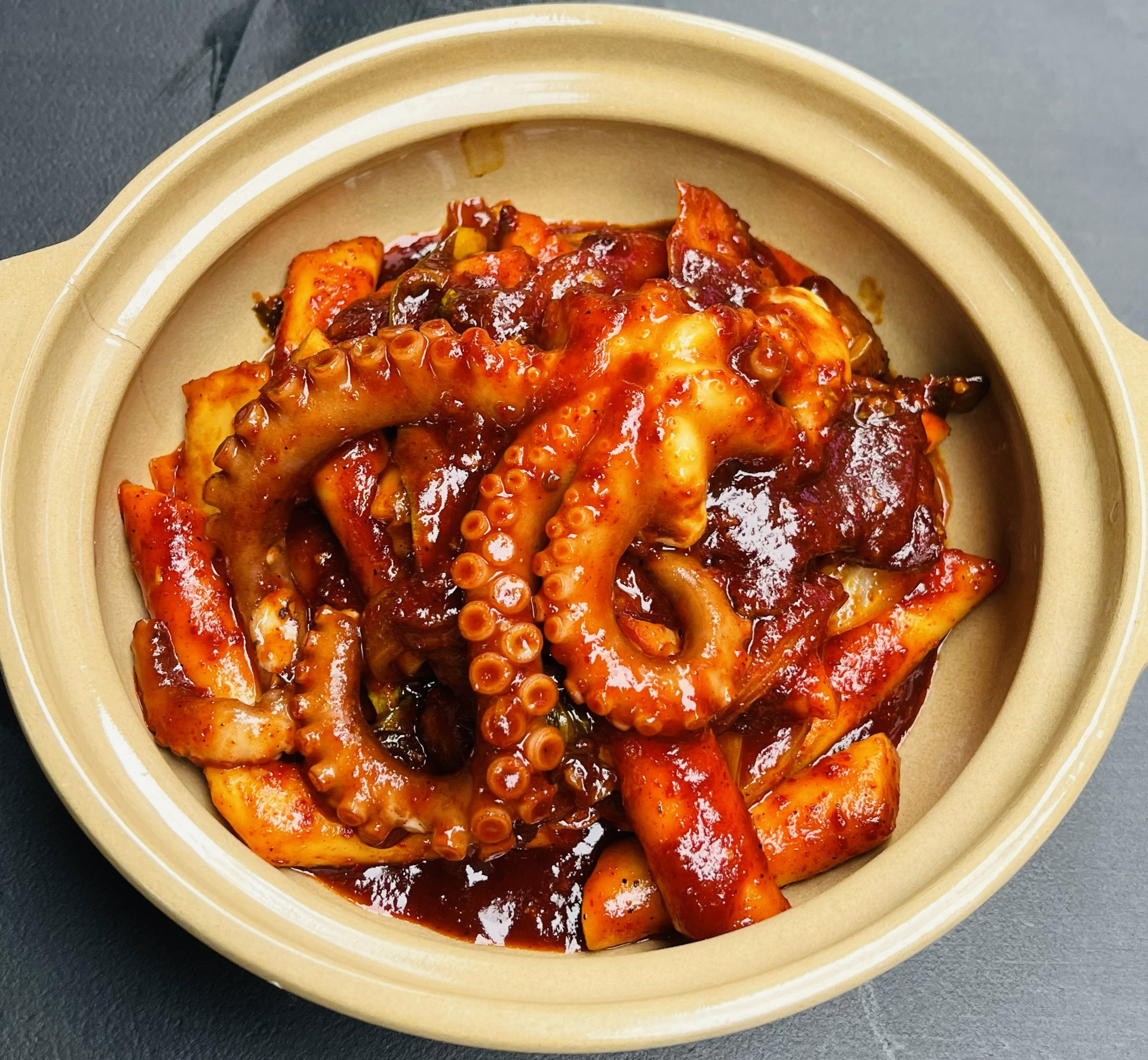 낙지 갈비 떡찜 Braised Octopus-Shortrib-ricecake_0