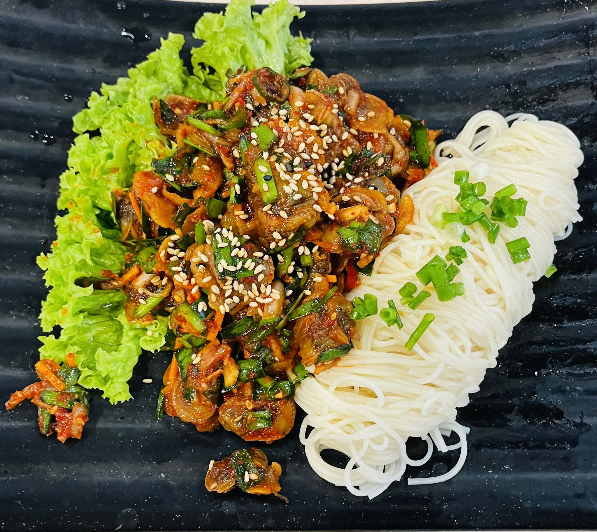 꼬막 소면 무침 Cockle-noodle salad_0