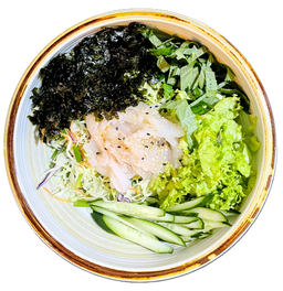  광어 비빔밥 Flatfish bibimbap