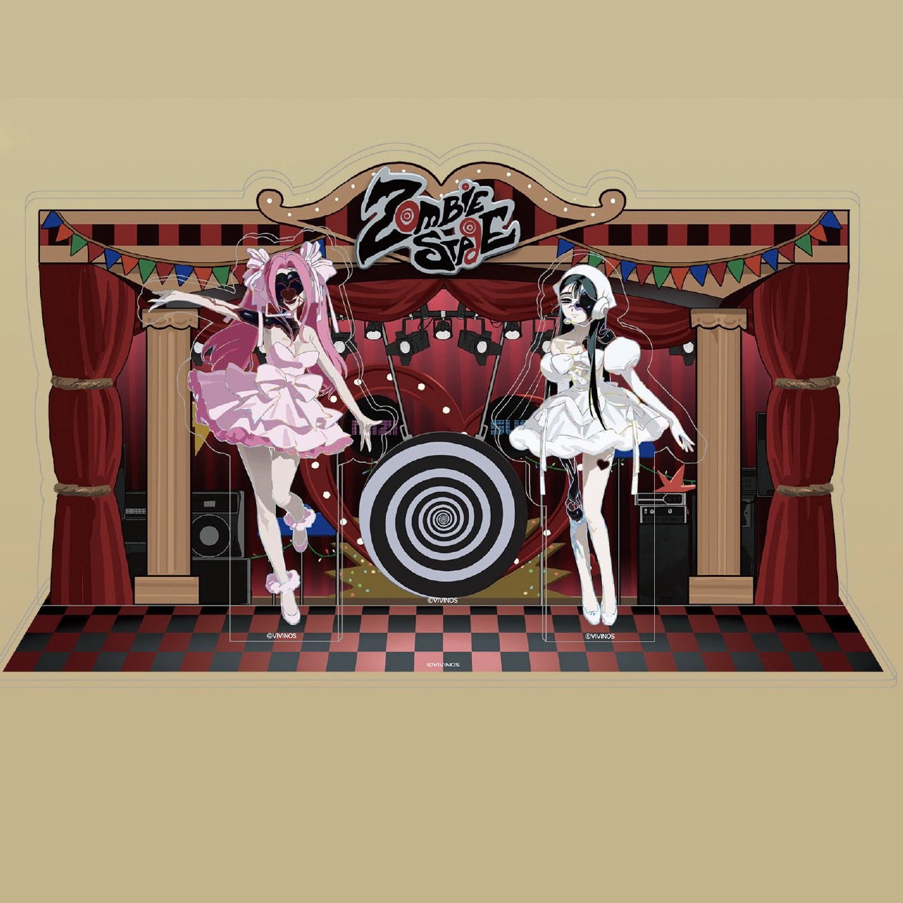 Alien Stage Zombie Stage: Fading Youth - Acrylic Diorama Stand_0