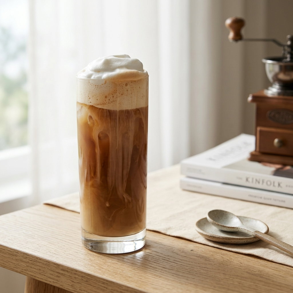 Caramel Cream Iced Americano