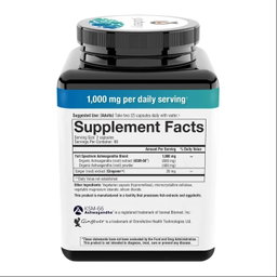 Youtheory - Ashwagandha 1000 mg, 180 Vegetarian Capsules