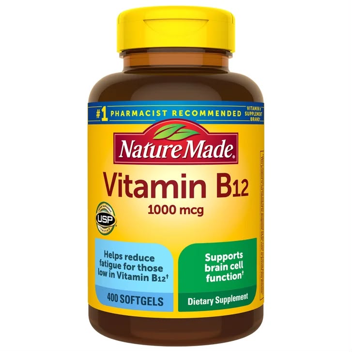Nature Made - Vitamin B12 1000 mcg, 400 Softgels