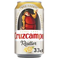 Cruzcampo Radler cerveza con zumo de limón 33 cl