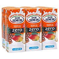 Don Simón bebida fruta y leche tropical zero 6 x 20 cl_0