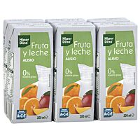 HiperDino fruta y leche alisios 6 x 20 cl_0