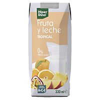 HiperDino fruta y leche tropical 33 cl_0
