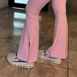 Pant bota ancha rosado